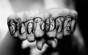 Stardust Knuckle Tattoo