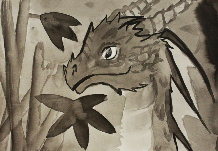 Sumi Ink Dragon