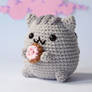 Pusheen with Donut