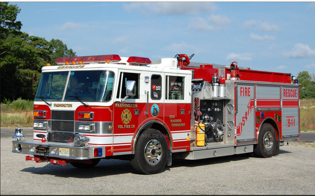 Farmington Vol Fire Co #4 Engine1544 by clown-666 on DeviantArt