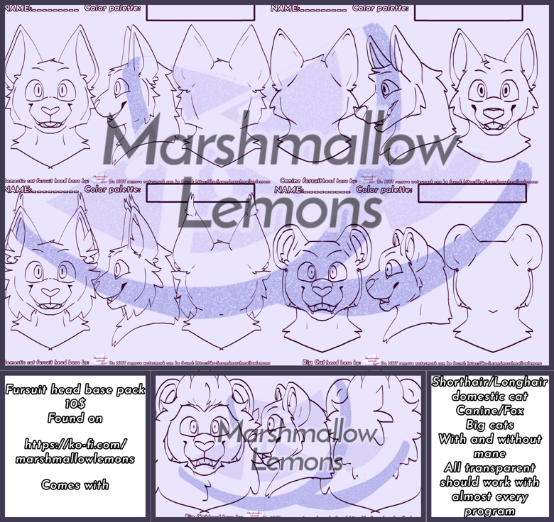 fusuit head refrence base pack 1