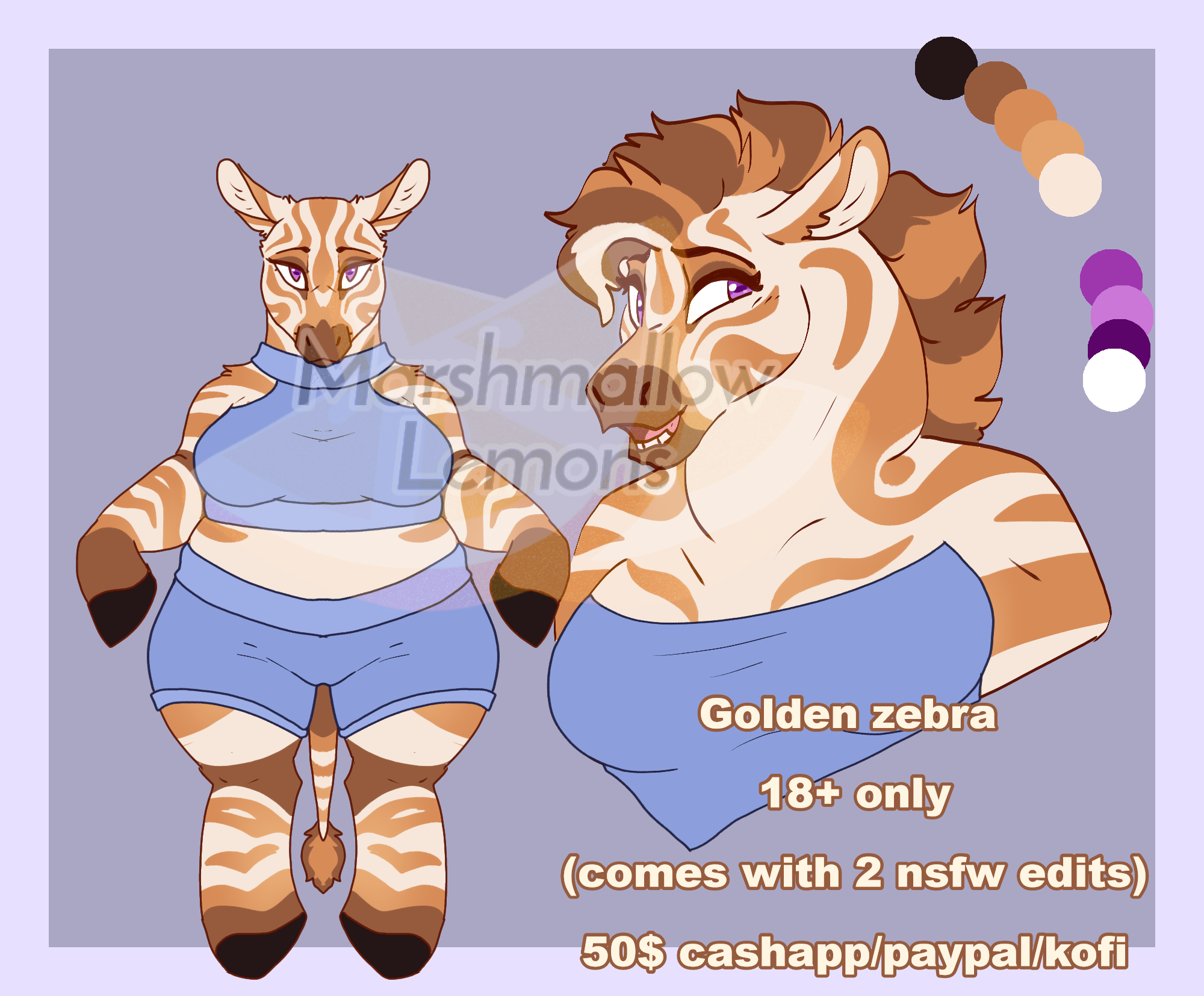 Golden zebra 50$ on hold