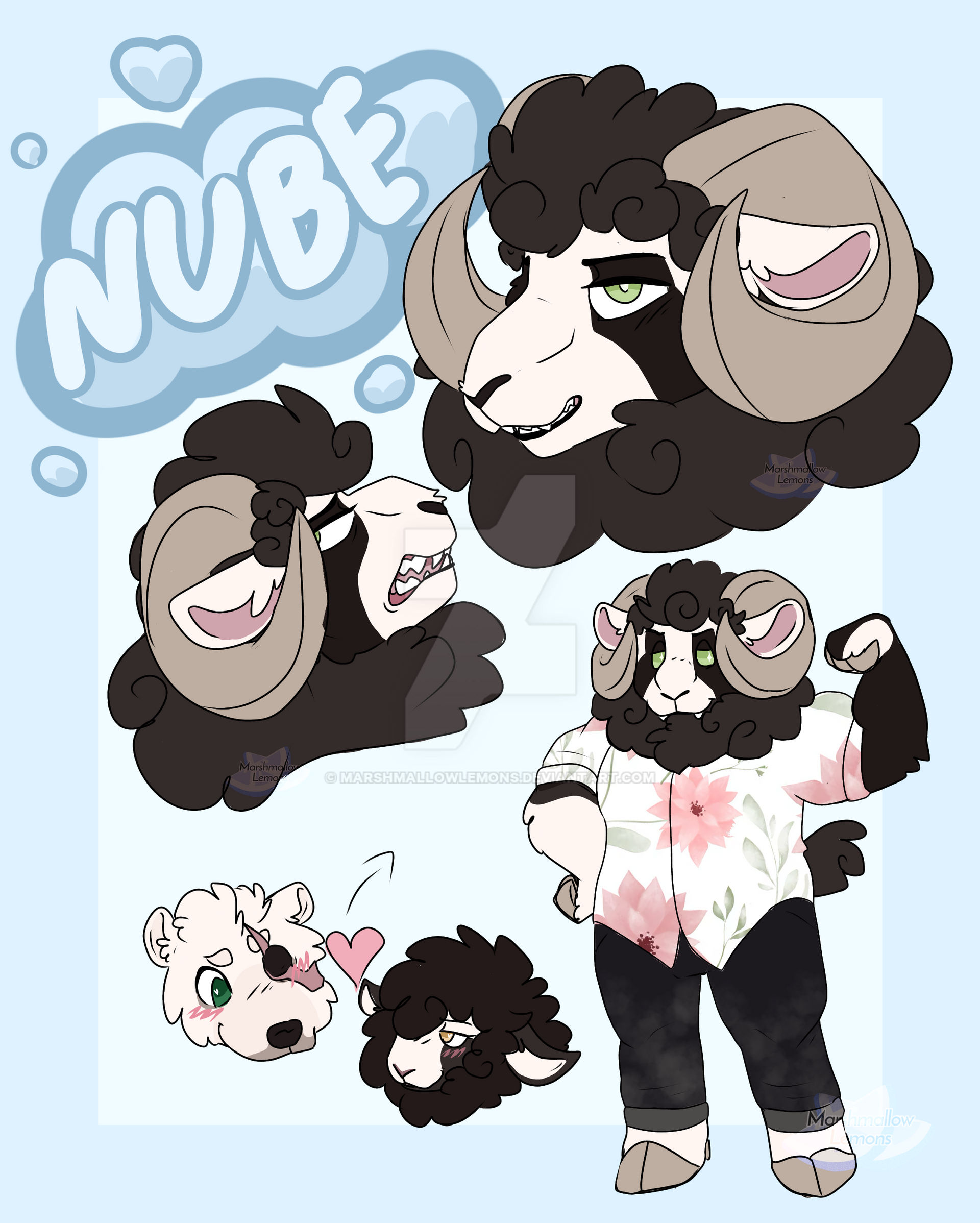 nube glow up