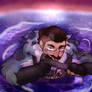 hes just standing there... MENACINGLY!!