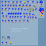 Glitch The Hedgehog Mini Sprite Sheet (UPDATED)