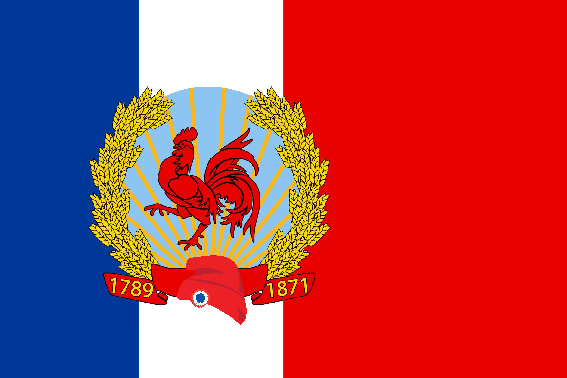 French Commune Republic Flag by SheldonOswaldLee on DeviantArt