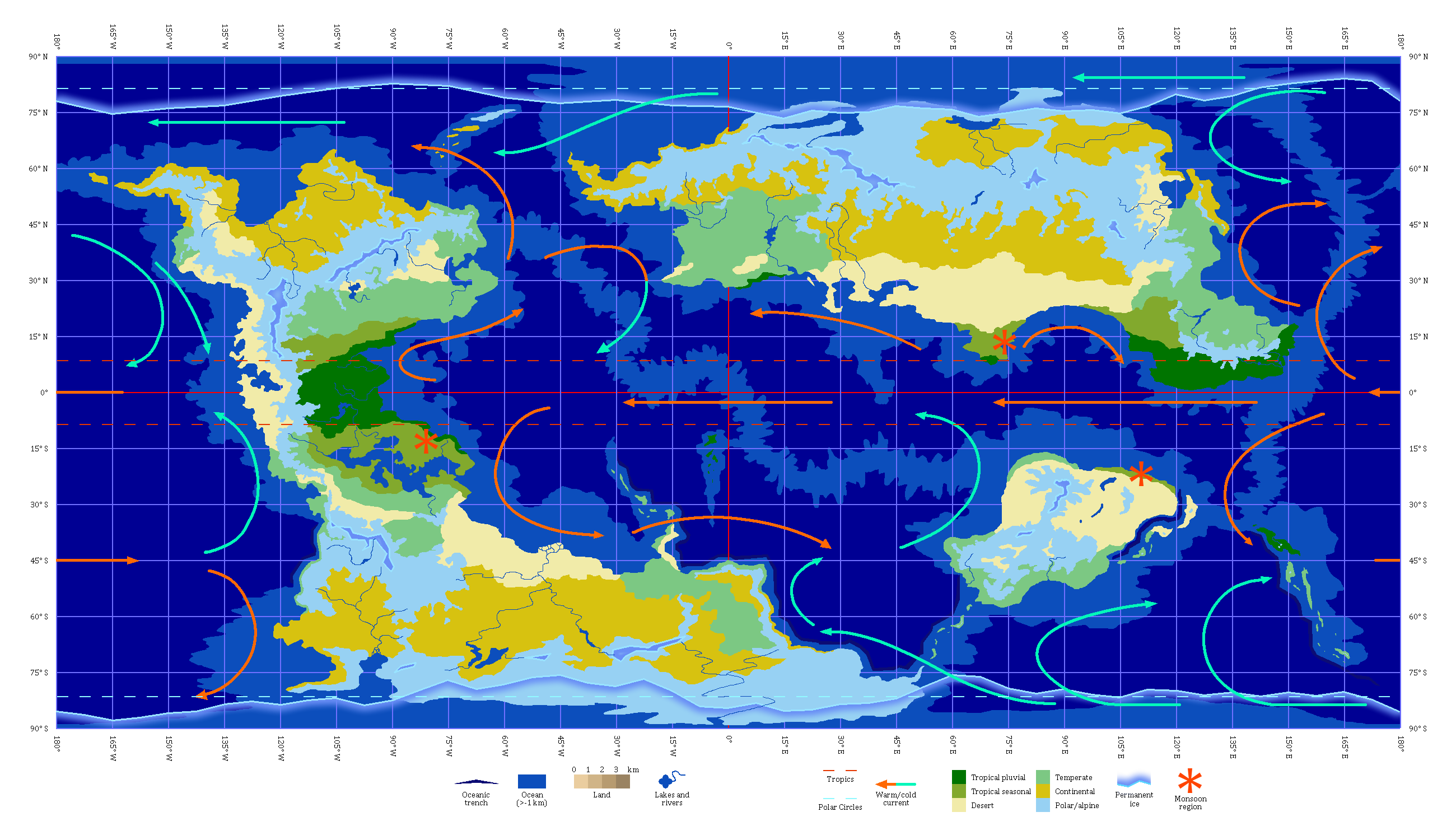 Climate Map Deviantart Ea, part 4: Climate by Concavenator on DeviantArt