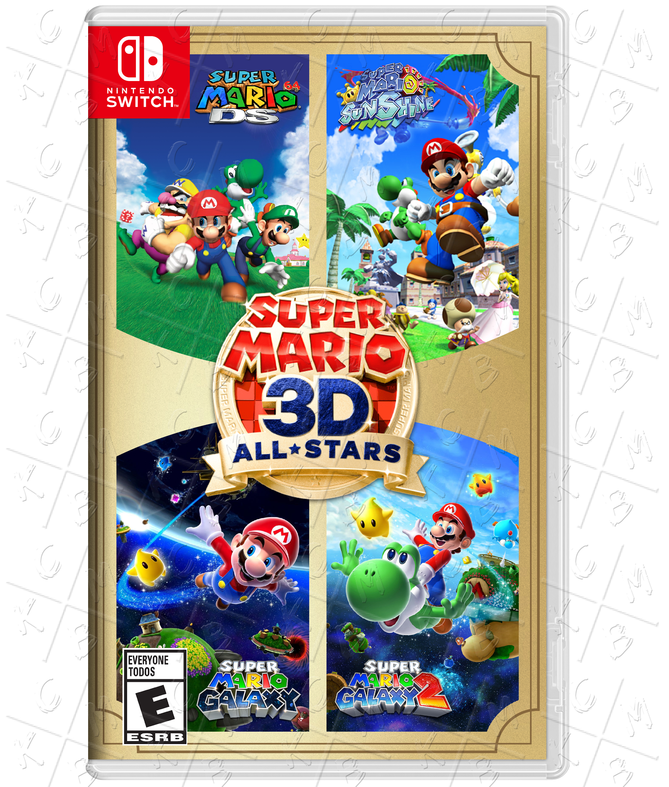 Super Mario All-Stars+World Custom PT-BR Boxart by BMatSantos on DeviantArt