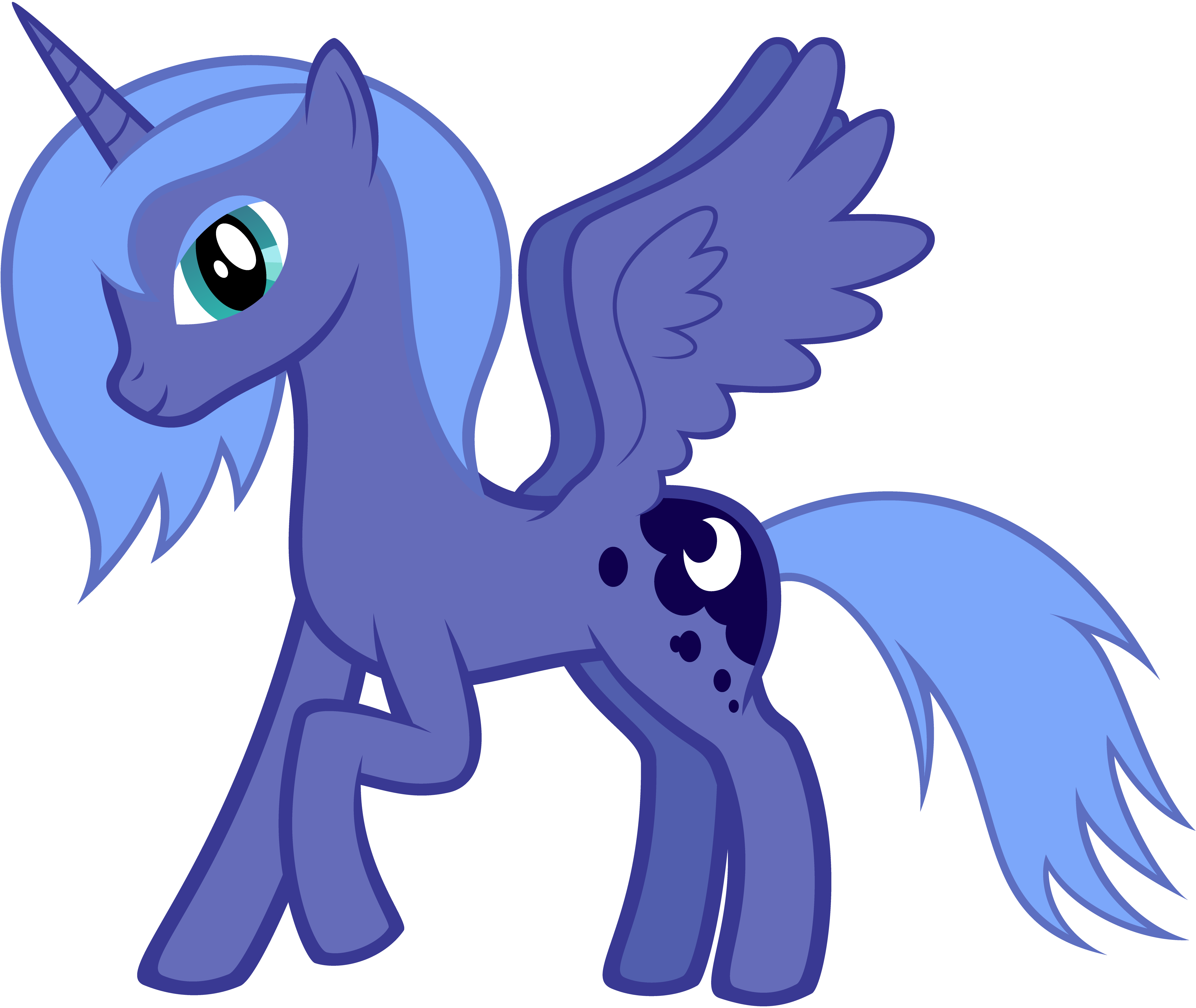 Blue Pony png images