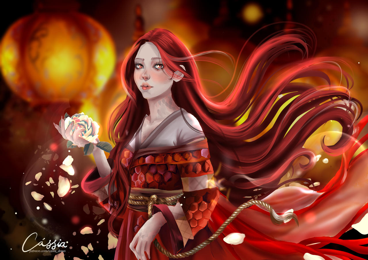 Winterdragoness art