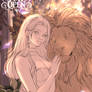 Ych Open Girl and Lion