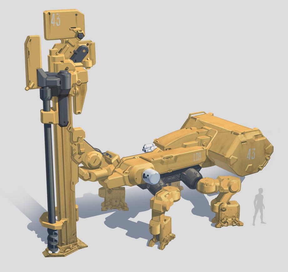 Drill Rig by Shad3R on DeviantArt