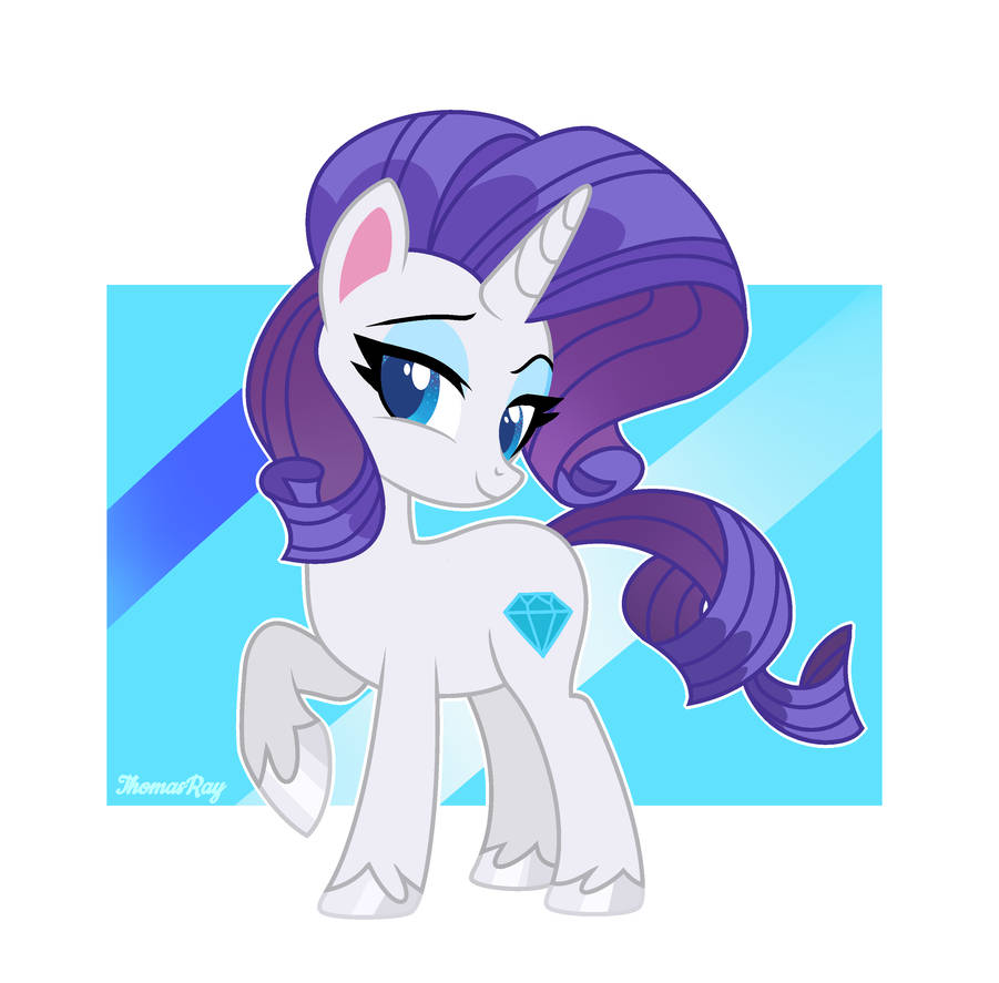 Deviantart Rarity Pony Rarity by ThomasRay000 on DeviantArt