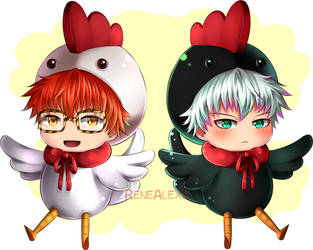 Mystic Messenger - Choi Chickens