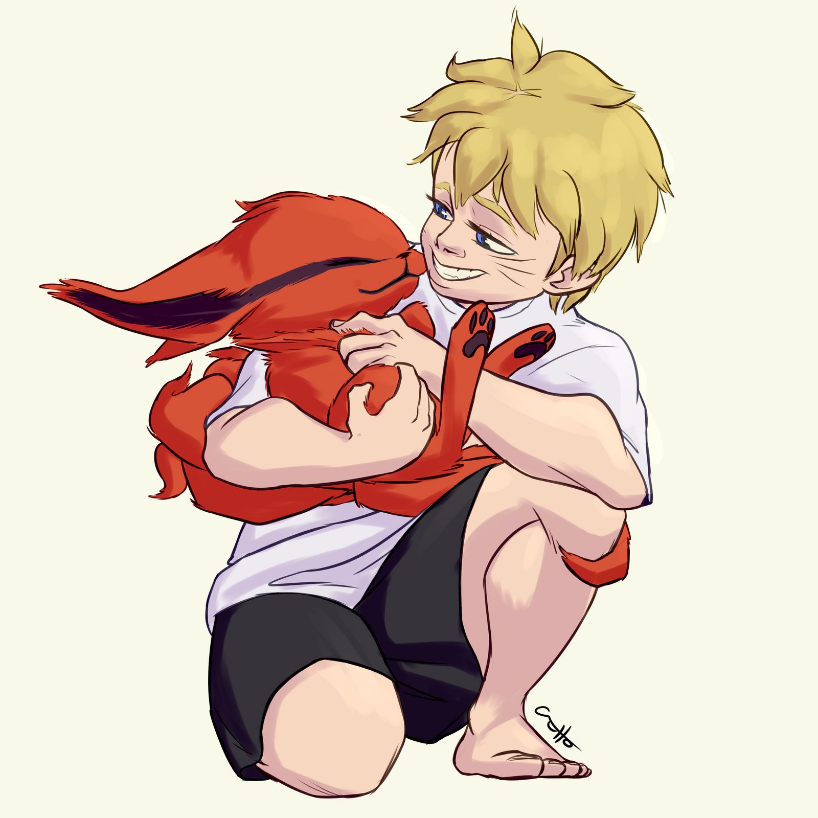 Naruto And Baby Kurama By Guttosevero On Deviantart Naruto And Baby Kurama By Guttosevero On Deviantart