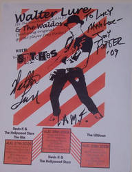 Autographed flyer