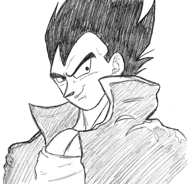 Vegeta in the end of DBZ