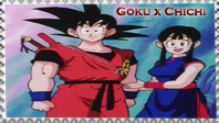 Goku x ChiChi stamp