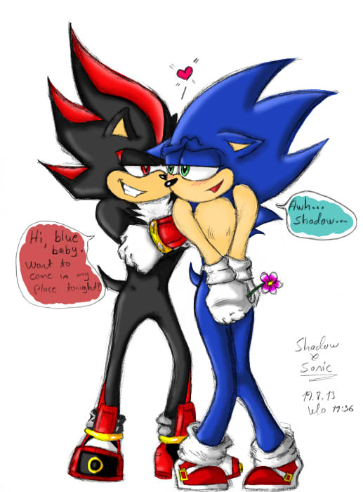 sonic x shadow - yaoi ship it - sonic