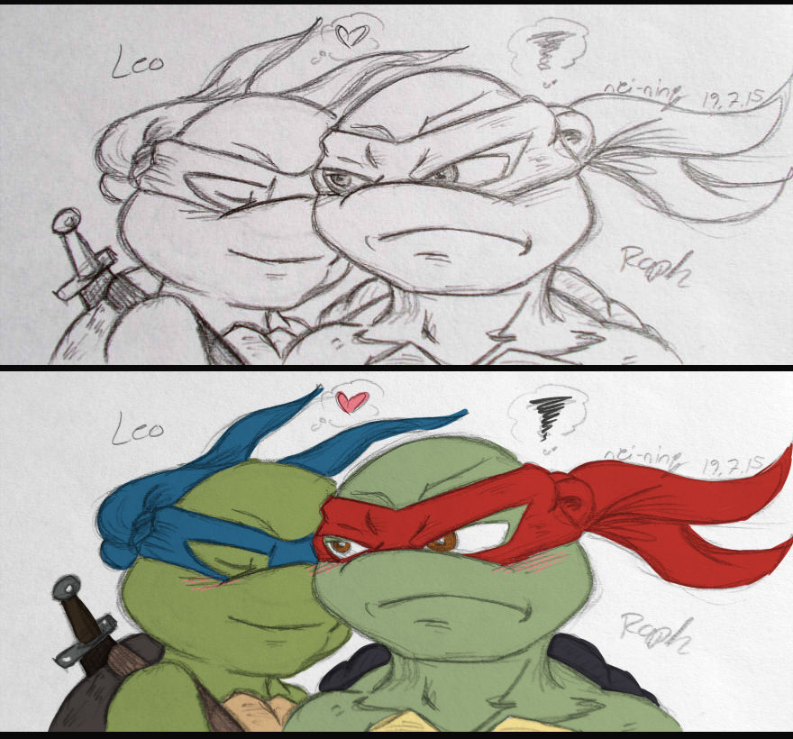 2007 Leo x Raph 19-7-15 by Nei-Ning on DeviantArt