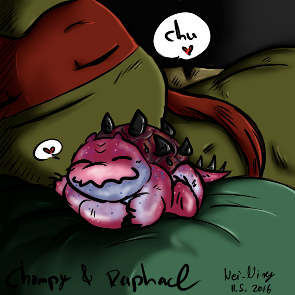 Chompy and Raphael 11-5-16