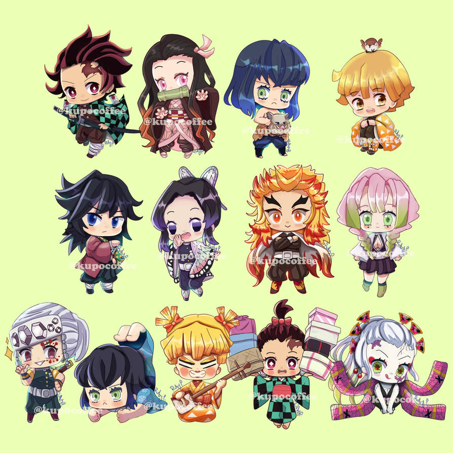 Demon Slayer Chibi Crew By Kupocoffee On DeviantArt demon-slayer-chibi-crew-by-kupocoffee-on-deviantart