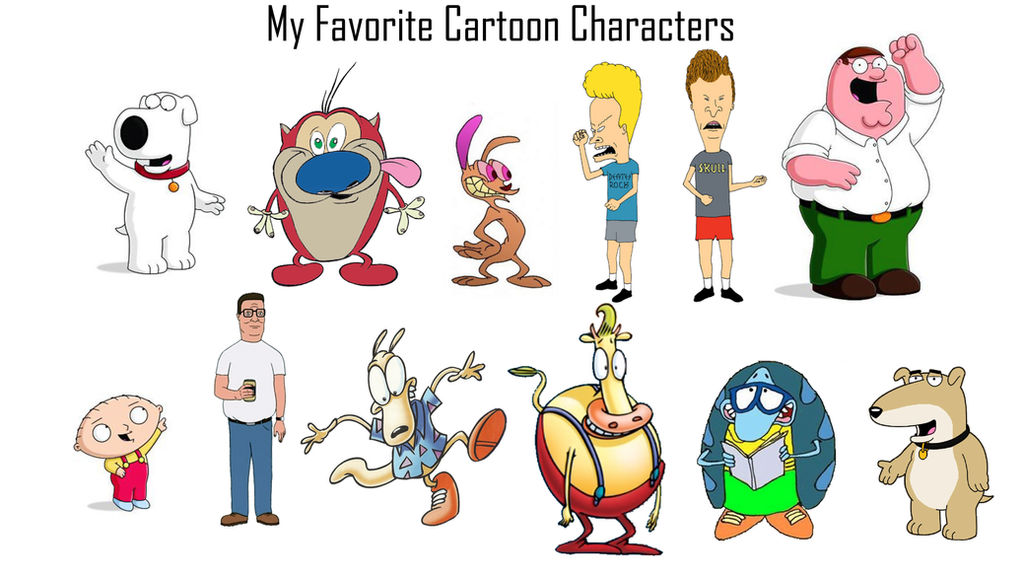 My Favorite Cartoon Characters by CrashFan96 on DeviantArt