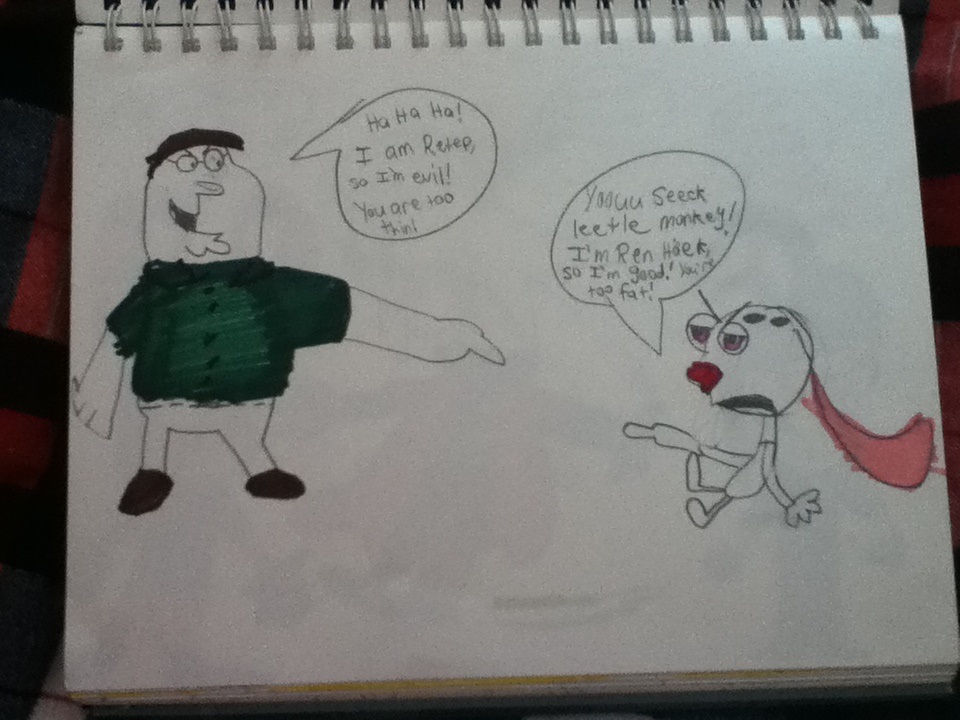 Retep Transparent Retep (Evil Peter) Meets Ren Hoek by CrashFan96 on DeviantArt