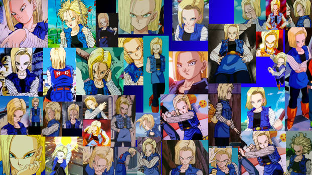 Android 18 (Original Clothes) Collage