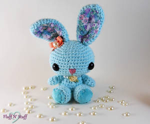 Victorian Spring Time Amigurumi Bunny