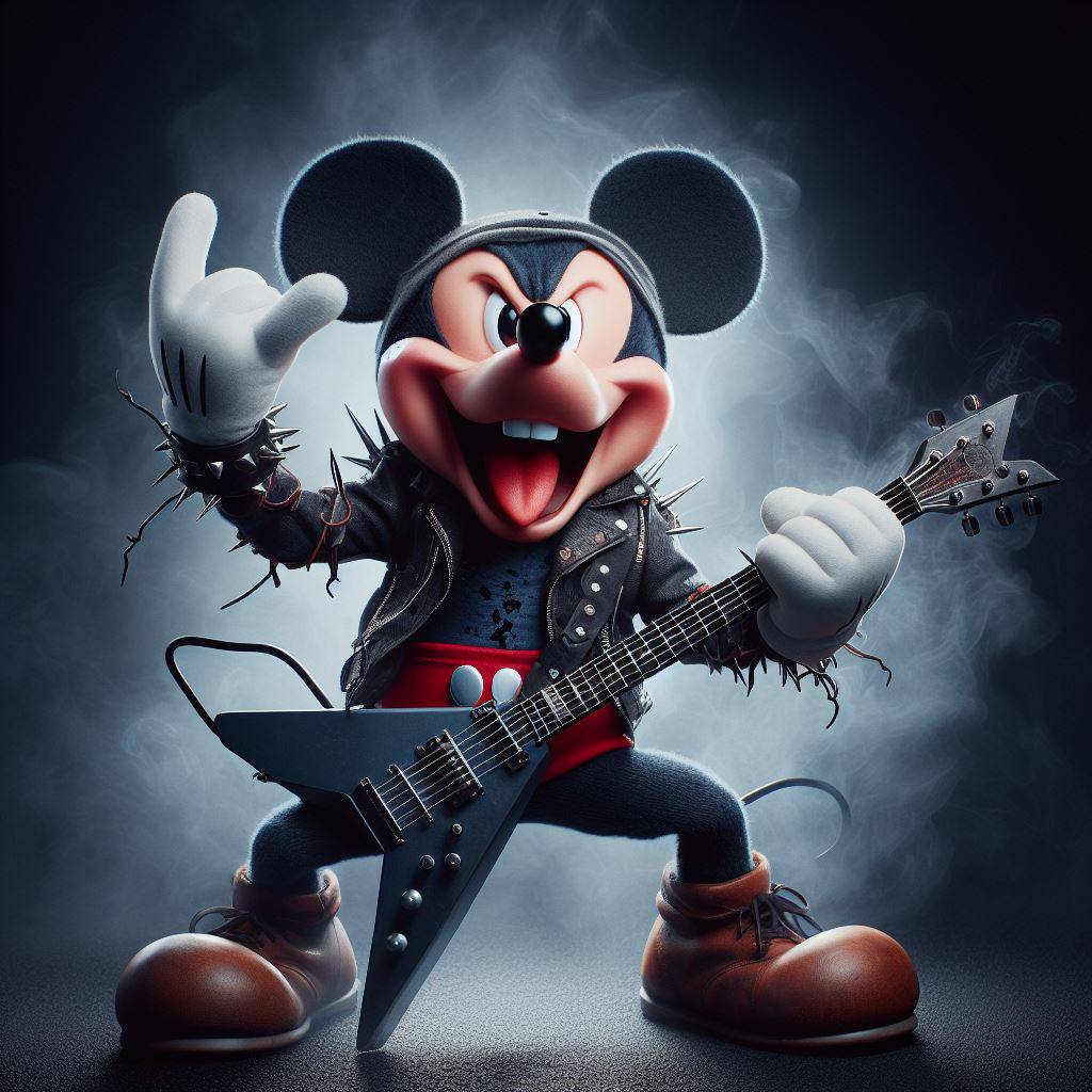 Mickey Headbanger by MaisUmFranci on DeviantArt