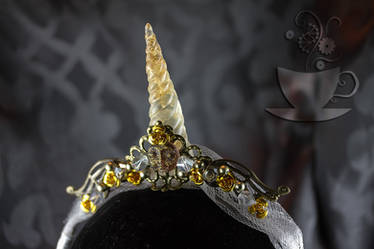 Royal Unicorn Queen Horn closeup