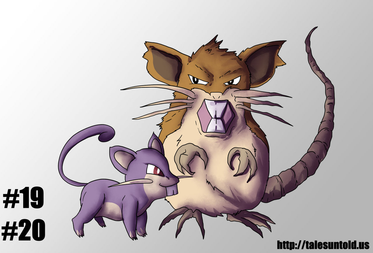 Rattata Family- Gotta Draw Em All #19,20 by Punished-Kom