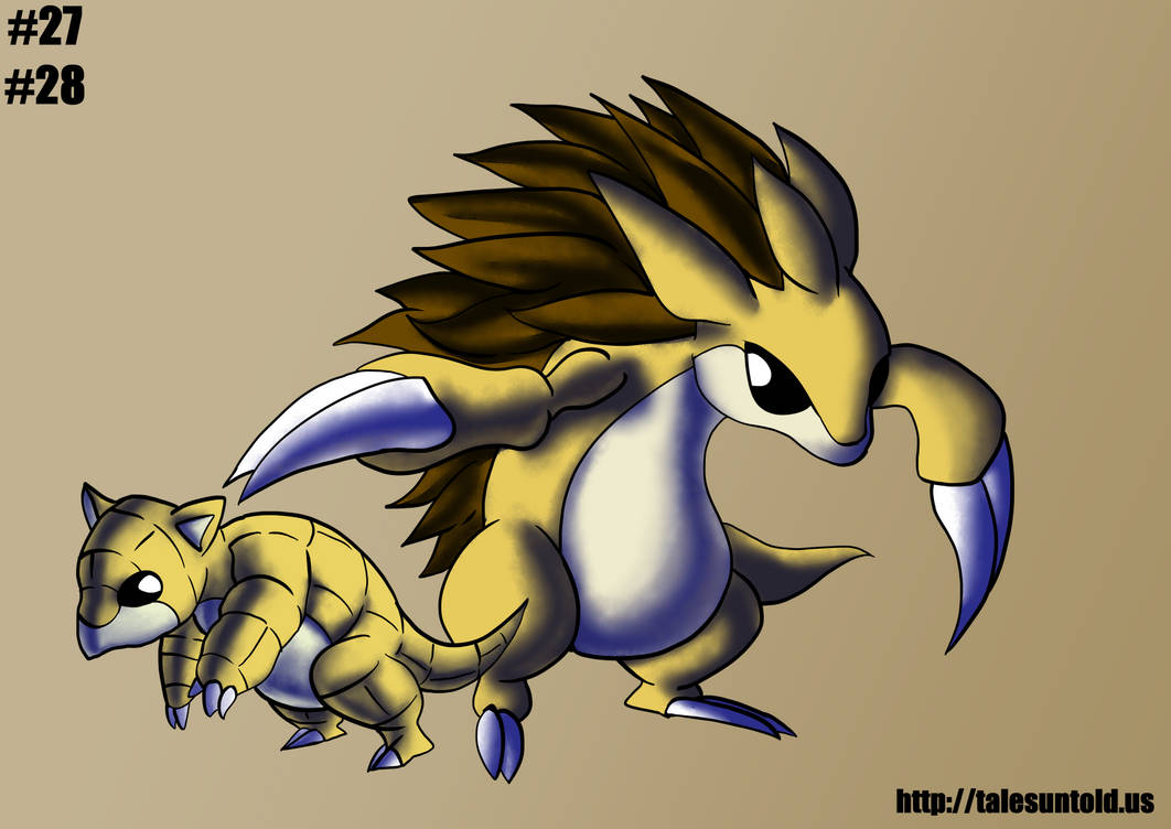 Sandshrew Family- Gotta Draw 'Em All by Punished-Kom
