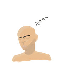 Sleeping man (1st time digitally painting)