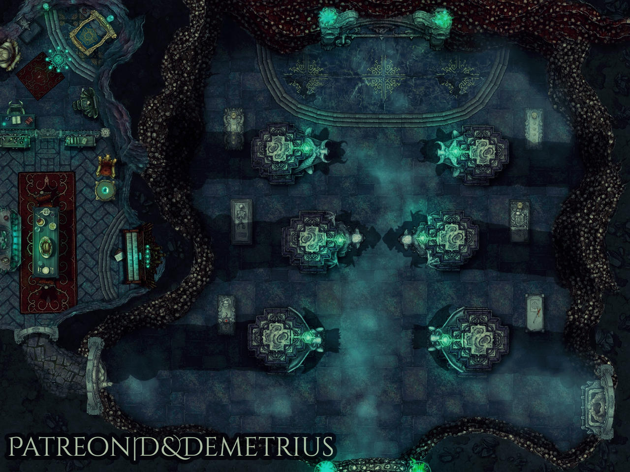 Necromancer Ritual Room Necromancer's lair by tolkienistghost on DeviantArt