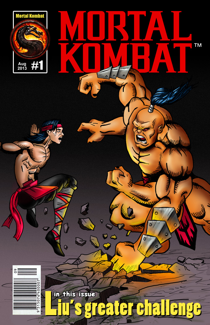 Mortal Kombat - comic book cover