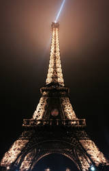 Eiffel Tower Under the Fog