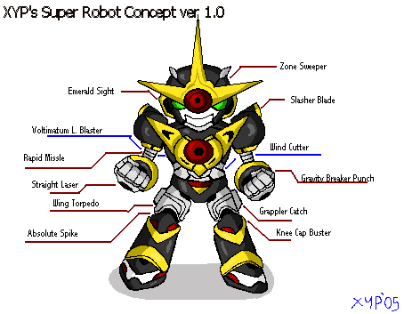 Xyp's Super Robot concept no.1