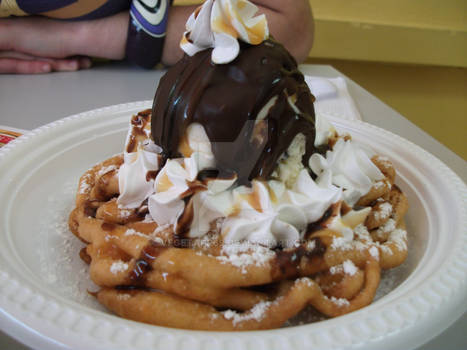 Fried cake with Chocolate