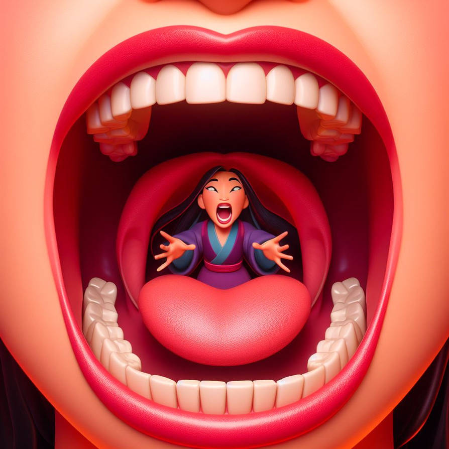 Mulan giantess vore by Algunuke on DeviantArt