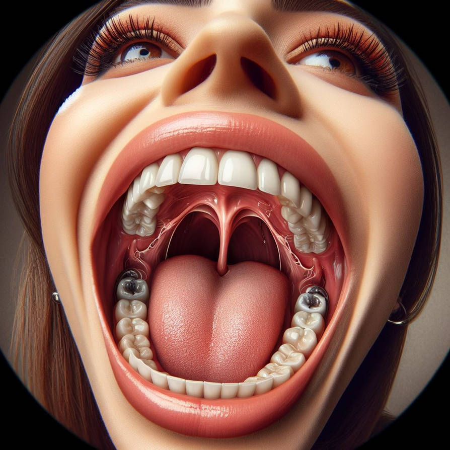 Long Uvula And Fillings On Molars By Algunuke On DeviantArt Long uvula and fillings on molars by algunuke on deviantart