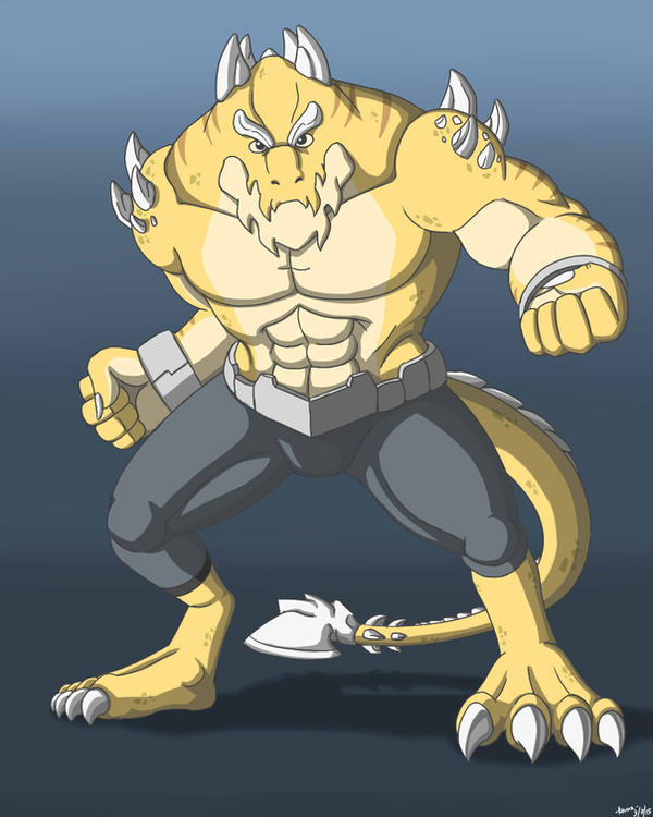 Buff Saurus Mighty Saurus by ktimz on DeviantArt
