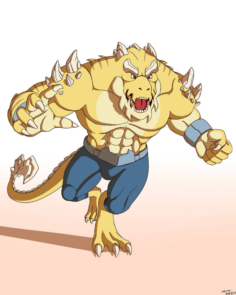 Buff Saurus Mighty Saurus 3 by ktimz on DeviantArt