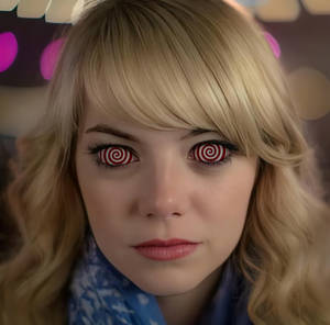 Emma stone Hypnotized eyes