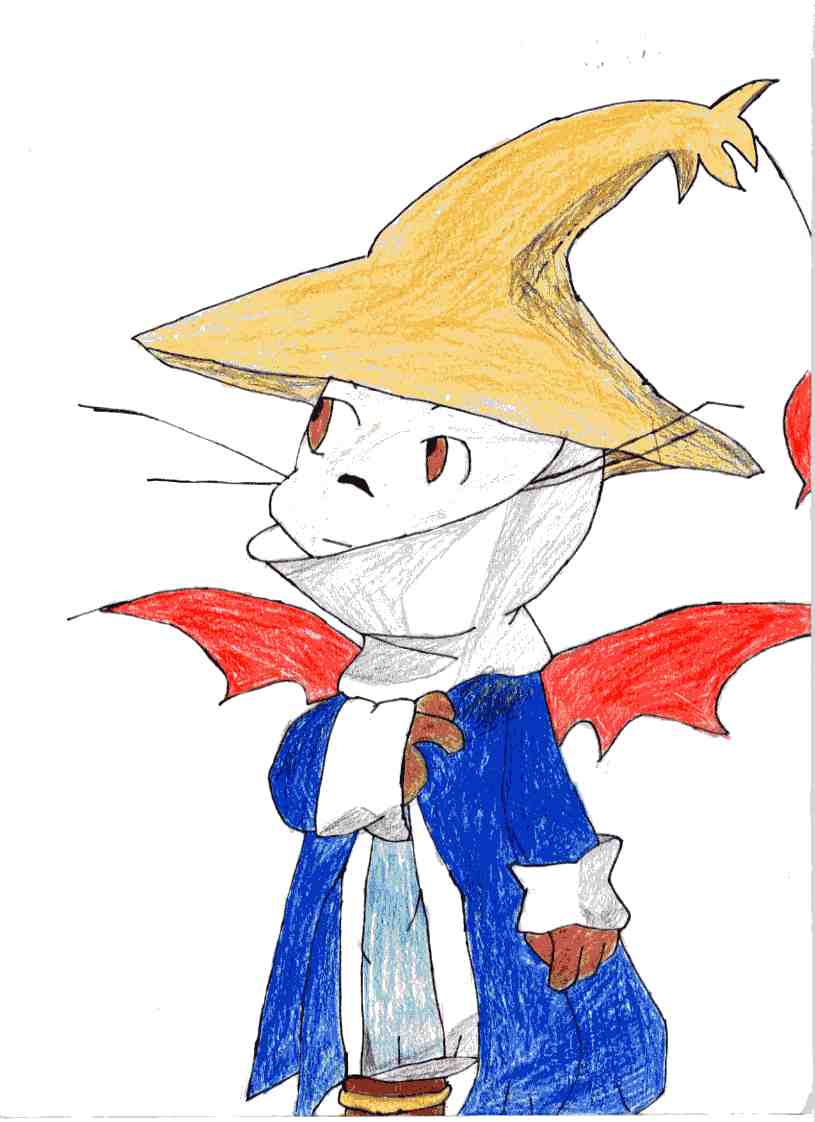 Black Mage Moogle by Hanyou-Lionheart on DeviantArt