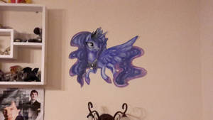 Self made Luna wall sticker