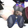 Maria, Eula, D.Va, 2B Prison Stinkface