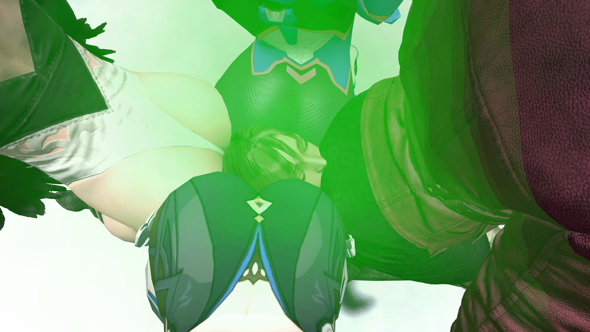 Maria, Eula, D.Va, 2B Prison Stinkface
