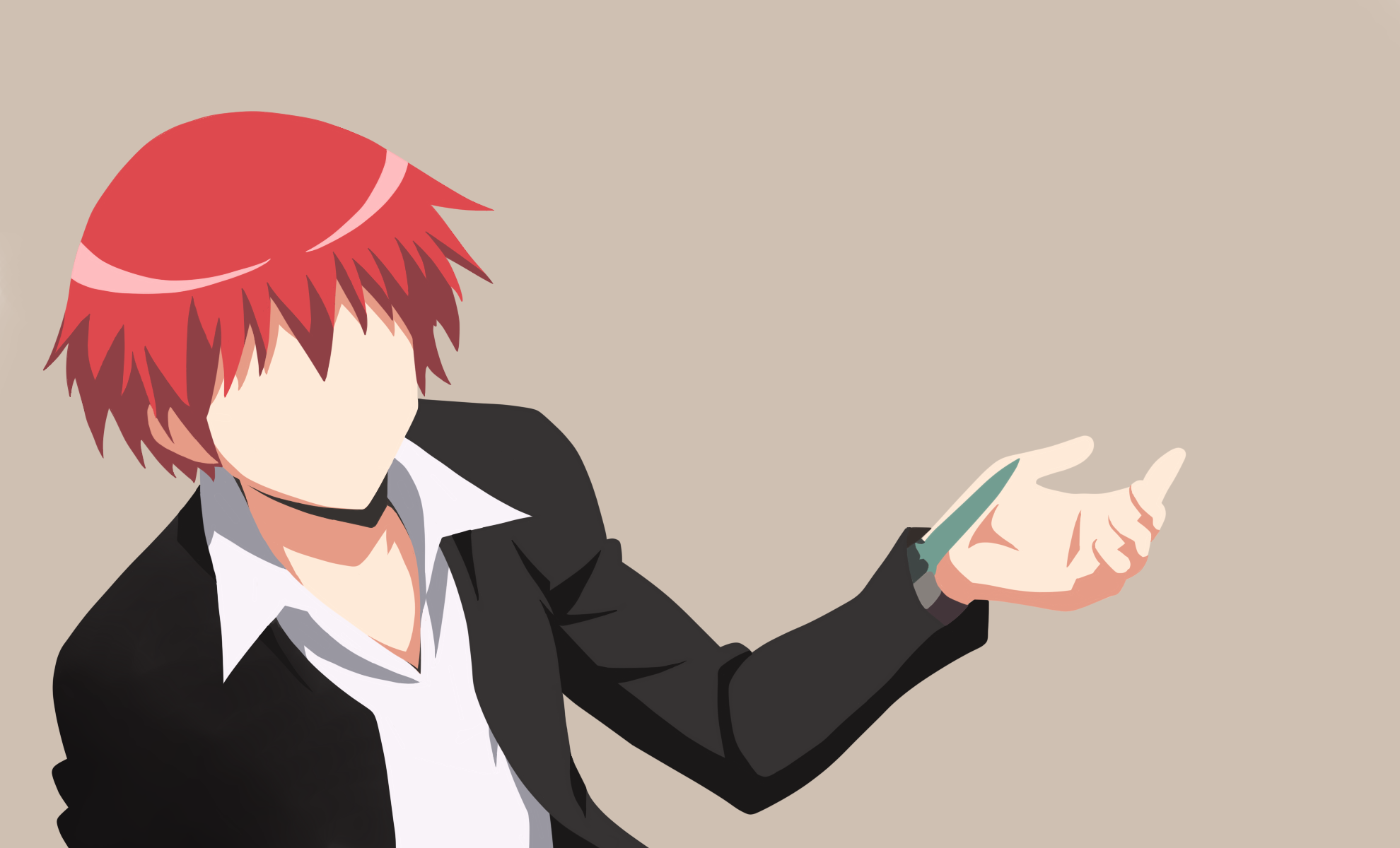 Karma Akabane Minimalist Wallpaper by nishincya on DeviantArt